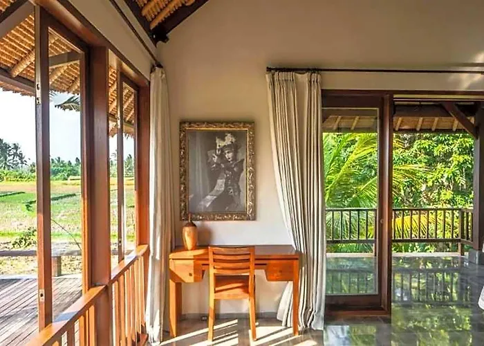 Peaceful 3 Bedroom Private Rice Field View Zn19 Tegallalang (Bali)